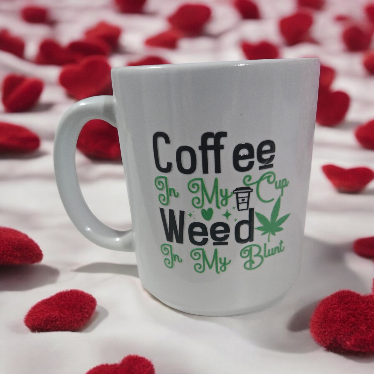 Taza de café con marihuana