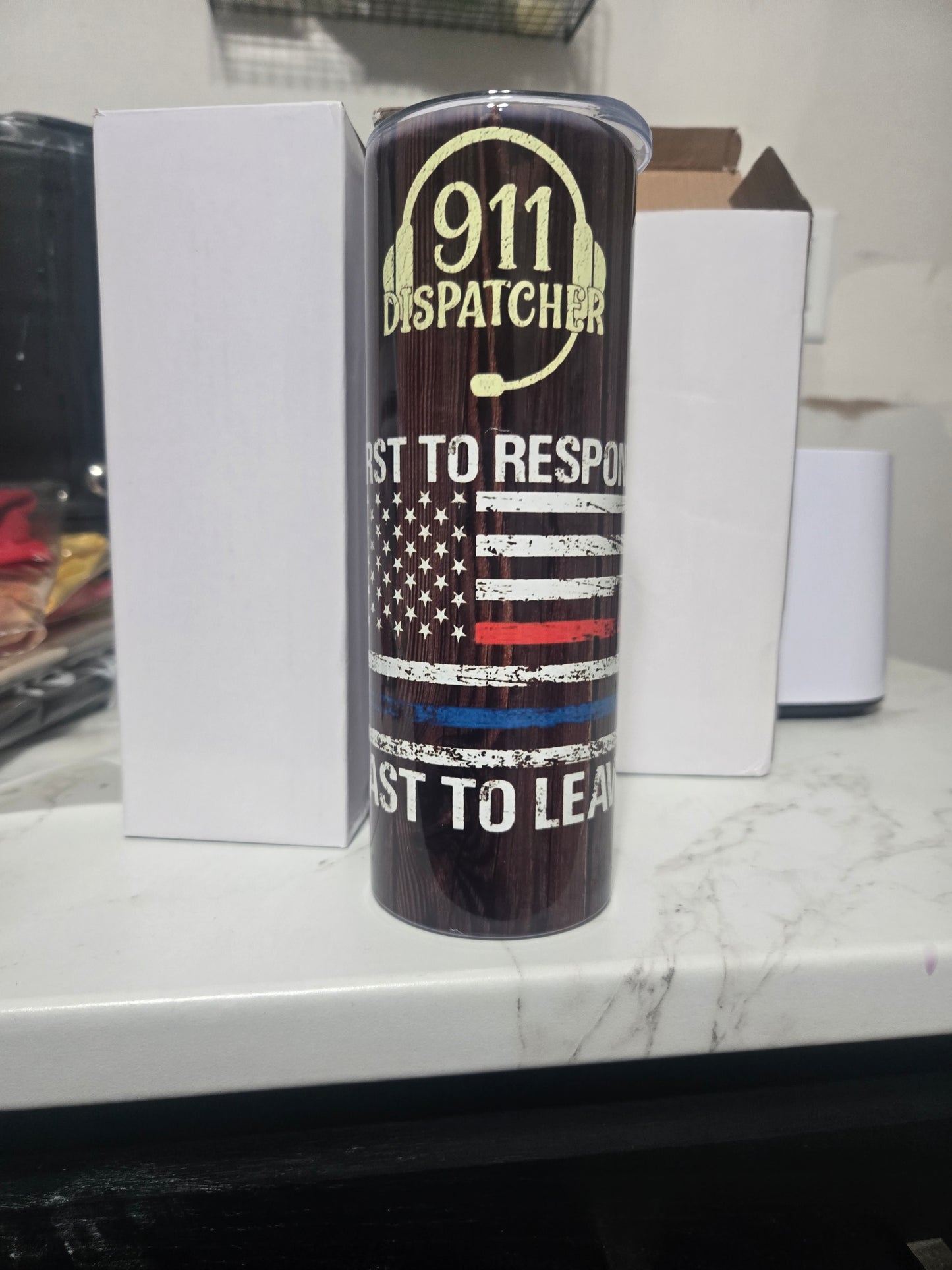 911 Dispatcher tumbler